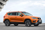 SEAT Ateca Gama Ateca 4Drive Xcellence Plus Todo terreno Naranja Samoa Exterior Lateral-Frontal 5 puertas