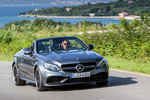 Mercedes-Benz Clase C AMG C 63 S Cabrio AMG C 63 S Cabrio Descapotable Gris selenita metalizado Exterior Frontal-Lateral 2 puertas