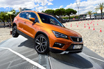 SEAT Ateca Gama Ateca 4Drive Xcellence Plus Todo terreno Naranja Samoa Exterior Frontal-Lateral 5 puertas