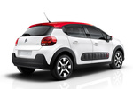 Citro&euml;n C3 Gama C3 Shine Turismo Blanco Banquise con Rojo Aden Exterior Lateral-Posterior 5 puertas