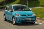 Volkswagen up! 1.0 TSI 90 CV High up! Turismo Azul Aguamarina Exterior Frontal-Lateral 5 puertas