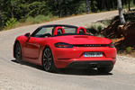 Porsche 718 Boxster S Boxster S Descapotable Rojo Guardia Exterior Lateral-Posterior 2 puertas