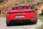 Porsche 718 Boxster S Boxster S Descapotable Rojo Guardia Exterior Posterior 2 puertas
