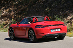 Porsche 718 Boxster S Boxster S Descapotable Rojo Guardia Exterior Lateral-Posterior 2 puertas