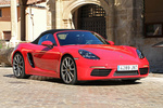 Porsche 718 Boxster S Boxster S Descapotable Rojo Guardia Exterior Lateral-Frontal 2 puertas