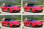 Porsche 718 Boxster S Boxster S Descapotable Rojo Guardia Exterior Capota 2 puertas