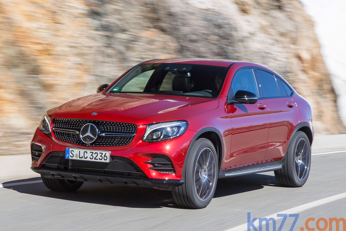 Mercedes-Benz GLC Coup&eacute; GLC 350 d 4MATIC Coup&eacute; AMG Line exterior Todo terreno Designo Rojo Metalizado Patagonia Bright Exterior Lateral-Frontal 5 puertas