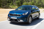 KIA Niro 1.6 HEV Gama Niro Todo terreno Cerulean Blue Exterior Frontal-Lateral 5 puertas