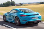 Porsche 718 Cayman S Cayman S Coup&eacute; Azul Miami Exterior Lateral-Posterior 3 puertas