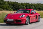 Porsche 718 Cayman S Cayman S Coup&eacute; Rojo Guardia Exterior Frontal-Lateral 3 puertas