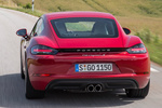 Porsche 718 Cayman S Cayman S Coup&eacute; Rojo Guardia Exterior Posterior 3 puertas