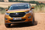 Ford Edge TDCi Bi-Turbo 210 CV Sport Todo terreno Naranja Electric Spice Exterior Frontal 5 puertas