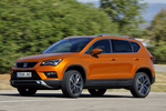 SEAT Ateca 2.0 TDI 190 CV 4Drive Start&Stop DSG 7 vel. Xcellence Todo terreno Naranja Samoa Exterior Frontal-Lateral 5 puertas