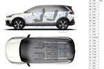 Peugeot 5008 Gama 5008 Gama 5008 Todo terreno Interior Maletero 5 puertas