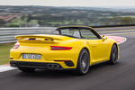 Porsche 911 Turbo Turbo Descapotable Amarillo Racing Exterior Lateral-Posterior 2 puertas