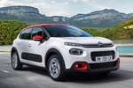 Citro&euml;n C3 Gama C3 Shine Turismo Blanco Banquise con Rojo Aden Exterior Lateral-Frontal 5 puertas