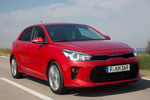 KIA Rio Gama Rio Gama Rio Turismo Signal Red Exterior Lateral-Frontal 5 puertas