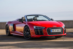 Audi R8 V10 Spyder V10 Spyder Descapotable Rojo Dinamita Exterior Lateral-Frontal 2 puertas