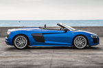 Audi R8 V10 Spyder V10 Spyder Descapotable Azul Ara Exterior Lateral 2 puertas
