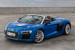 Audi R8 V10 Spyder V10 Spyder Descapotable Azul Ara Exterior Frontal-Lateral 2 puertas
