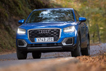 Audi Q2 1.4 TFSI CoD 150 CV S tronic 7 vel. design edition Todo terreno Azul Ara efecto cristal Exterior Frontal 5 puertas