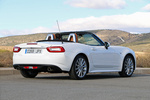 Fiat 124 Spider 1.4 103 kW (140 CV) Lusso Descapotable Bianco Gelato Exterior Posterior-Lateral 2 puertas
