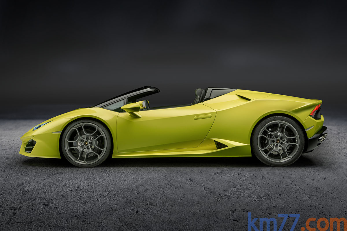  - Lamborghini Huracán Spyder V10  580 CV RWD Spyder V10  580  CV RWD Descapotable Exterior Lateral 2 puertas