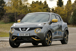 Nissan Juke DIG-T 115 CV 4x2 Tekna Todo terreno Gris con paquete Amarillo San Diego Exterior Frontal-Lateral 5 puertas