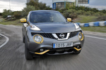 Nissan Juke DIG-T 115 CV 4x2 Tekna Todo terreno Gris con paquete Amarillo San Diego Exterior Frontal 5 puertas