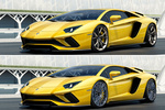Lamborghini Aventador S S Coup&eacute; Giallo Evros Exterior Lateral-Frontal 2 puertas