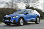 Audi Q2 1.4 TFSI CoD 150 CV S tronic 7 vel. design edition Todo terreno Azul Ara efecto cristal Exterior Frontal-Lateral 5 puertas