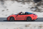 Porsche 911 Targa 4 GTS Targa 4 GTS Descapotable Naranja lava Exterior Lateral 2 puertas