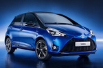 Toyota Yaris Gama Yaris Gama Yaris Turismo Azul hydro Exterior Lateral-Frontal 5 puertas