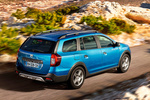 Dacia Logan MCV Stepway Stepway Turismo familiar Azul Azurite Exterior Cenital-Posterior-Lateral 5 puertas
