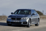BMW Serie 5 520d Paquete M Turismo Bluestone metalizado Exterior Lateral-Frontal 4 puertas