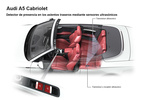 Audi A5 Gama A5 Cabrio Gama A5 Cabrio Descapotable T&eacute;cnica Sensores ultrasonicos 2 puertas