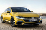Volkswagen Arteon R-Line Turismo Amarillo C&uacute;rcuma metalizado Exterior Lateral-Frontal 5 puertas