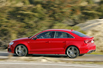 Audi A3 2.0 TDI 110 kW (150 CV) S tronic S-line A3 Sedan Turismo Rojo Tango Exterior Lateral 4 puertas