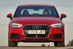 Audi A3 2.0 TDI 110 kW (150 CV) S tronic S-line A3 Sedan Turismo Rojo Tango Exterior Frontal 4 puertas