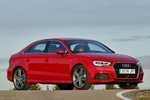 Audi A3 2.0 TDI 110 kW (150 CV) S tronic S-line A3 Sedan Turismo Rojo Tango Exterior Lateral-Frontal 4 puertas