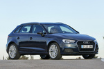 Audi A3 1.6 TDI 110 CV S tronic Gama A3 Sportback Turismo Azul Ara Exterior Lateral-Frontal 5 puertas