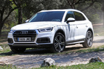 Audi Q5 2.0 TDI 190 CV quattro-ultra S tronic 7 vel. design Todo terreno Blanco Ibis Exterior Frontal-Lateral 5 puertas
