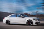 Mercedes-Benz Clase S AMG S 63 4MATIC+ AMG S 63 4MATIC+ Turismo Designo blanco diamante bright Exterior Lateral-Frontal 4 puertas