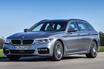 BMW Serie 5 530d Paquete M Turismo familiar Bluestone metalizado Exterior Frontal-Lateral 5 puertas
