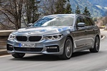 BMW Serie 5 530d Paquete M Turismo familiar Bluestone metalizado Exterior Frontal-Lateral 5 puertas