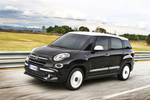 Fiat 500L Gama 500L Wagon Wagon Lounge Monovolumen Negro / Blanco Exterior Lateral-Frontal 5 puertas