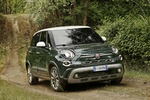 Fiat 500L Gama 500L Cross Cross Monovolumen Verde Toscana / Blanco Exterior Lateral-Frontal 5 puertas