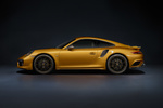 Porsche 911 Turbo S Exclusive Series Exclusive Series Coup&eacute; Golden Yellow Metallic Exterior Lateral 2 puertas