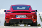 Porsche 718 Cayman S Cayman S Coup&eacute; Rojo Guardia Exterior Posterior 3 puertas