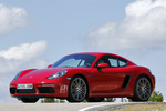 Porsche 718 Cayman S Cayman S Coup&eacute; Rojo Guardia Exterior Frontal-Lateral 3 puertas